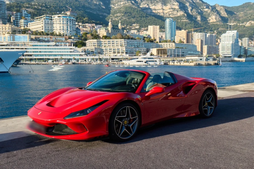 Ferrari F8 Spider rental